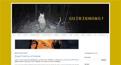 Desktop Screenshot of guiriknows.com